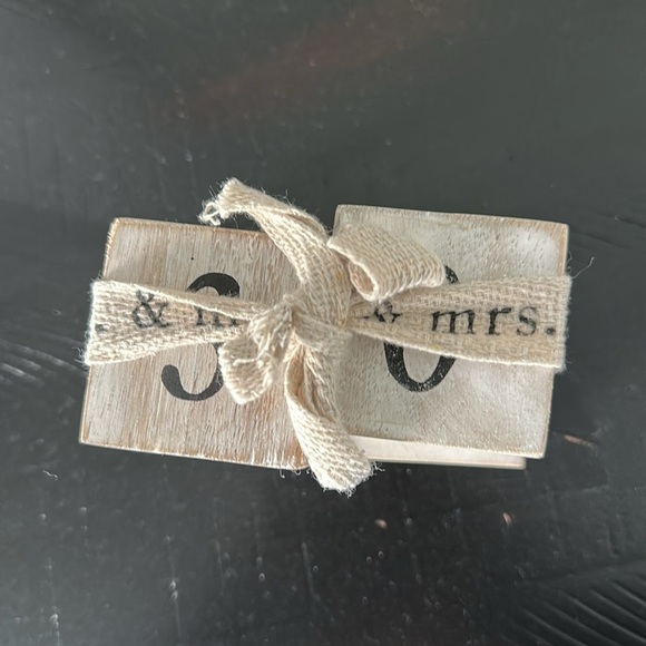 Mr and Mrs wedding countdown cubes engagement gift bridal shower bachelorette - Picture 4 of 6